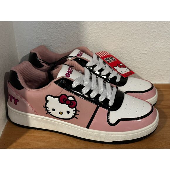 Sanrio Shoes - Hello Kitty Pink Casual Court Sneakers Size 10 NWT
